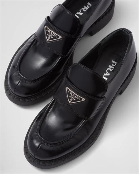 prada loafers black